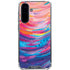 Rainbow Wave Brush Stroke by Etta Vee Galaxy A36 5G Clear Case